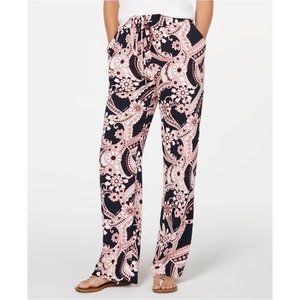 TOMMY HILFIGER Navy Printed Lounge Pants Size M